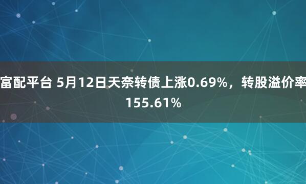 富配平台 5月12日天奈转债上涨0.69%，转股溢价率155.61%