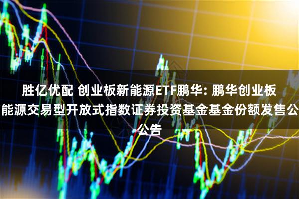 胜亿优配 创业板新能源ETF鹏华: 鹏华创业板新能源交易型开放式指数证券投资基金基金份额发售公告