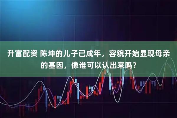 升富配资 陈坤的儿子已成年，容貌开始显现母亲的基因，像谁可以认出来吗？